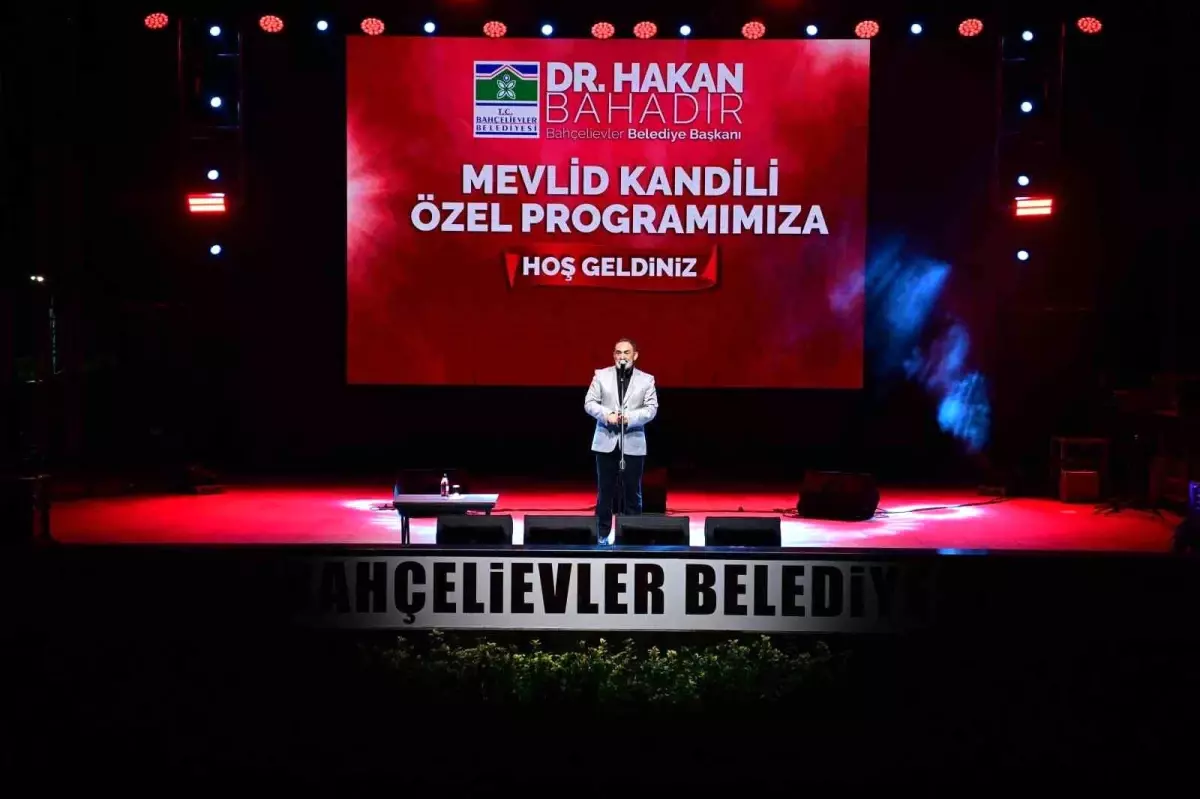 Bahçelievler Belediyesi’nden Mevlid Kandili Özel Programı