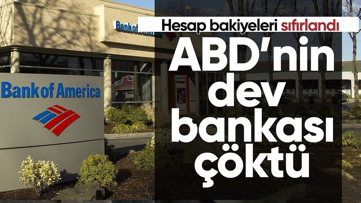 Amerika’nın dev bankası çöktü!